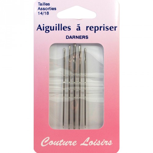 Aiguilles à repriser assorties n°14 à 18 X5