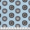 Tissu pneu de voitures fond bleu