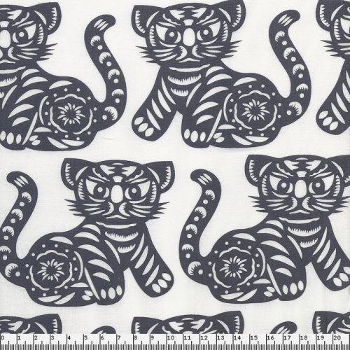 Tissu patch Michael Miller tigres 100 % coton