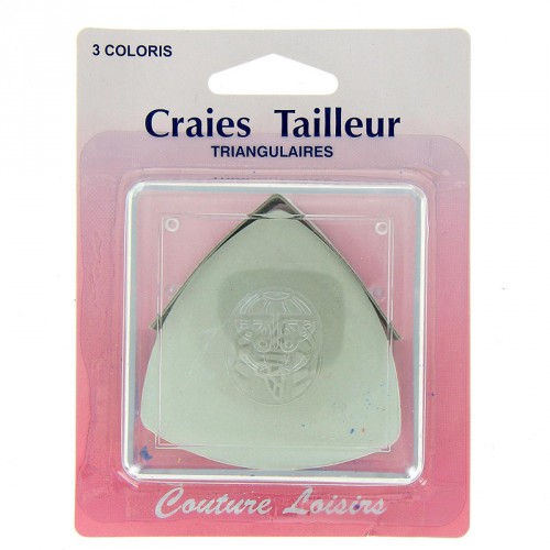 Craies tailleur triangulaires 3 couleurs