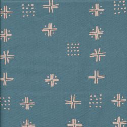 Tissu coton Tapestry Bleu