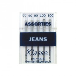 Aiguilles machine jeans assorties