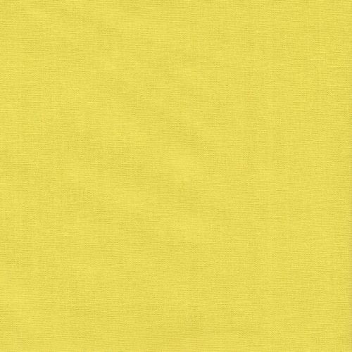 Tissu popeline unie jaune