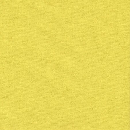 Tissu popeline unie jaune