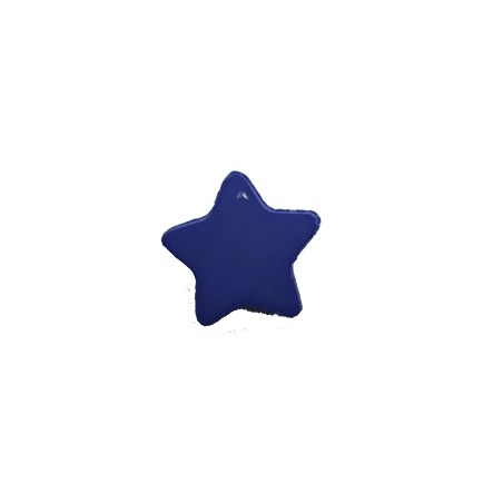 Bouton étoile bleu 