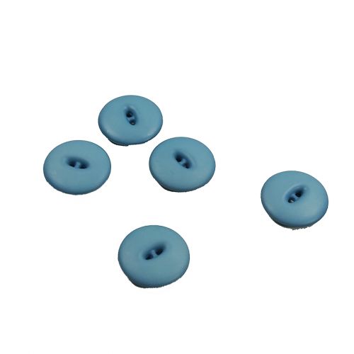 Bouton bleu 18 mm