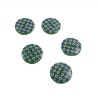 Bouton fantaisie vert 20 mm Bouton fantaisie vert 20 mm