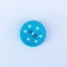 Bouton fantaisie bleu turquoise  Bouton fantaisie bleu turquoise