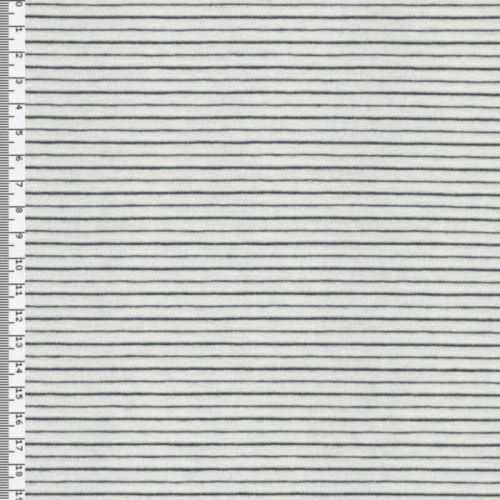 Tissu jersey  marinière blanc/bleu/gris lurex argent bleu 82
