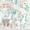 Tissu 100% coton Michael Miller peter pan bleu larg 110 cm Tissu 100% coton Michael Miller peter pan bleu larg 110 cm