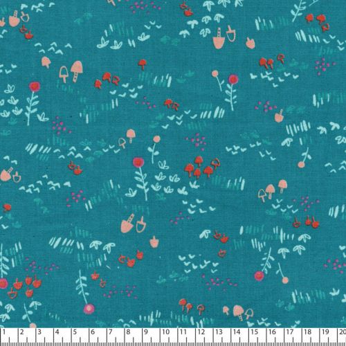 Tissu 100%coton larg 110 cm fleurs kawaii