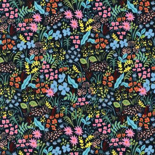 Tissu English garden fleuri 100%coton larg 110 cm