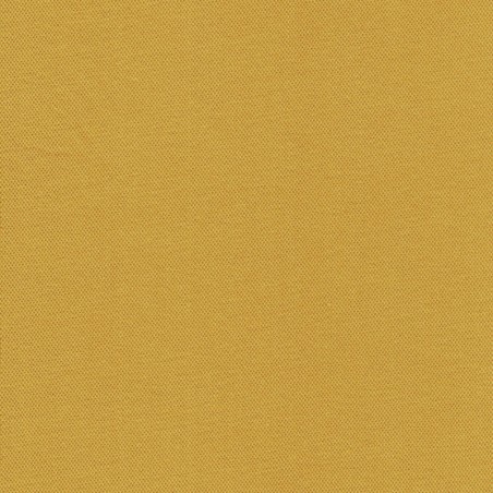 Tissu maille polo moutarde