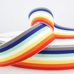 Ceinture élastique stripe multicolore