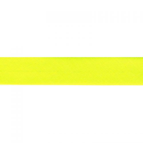 Biais jaune fluo 20 mm