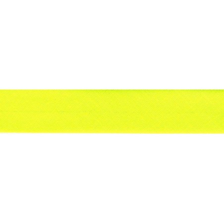 Biais jaune fluo 20 mm