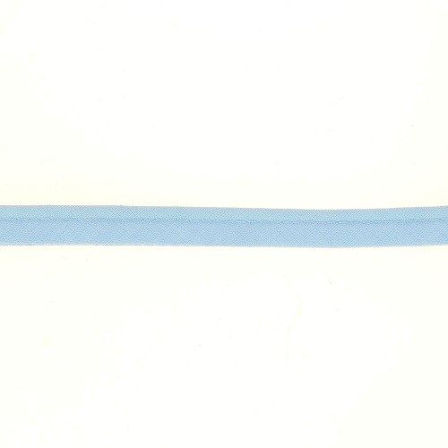 Passepoil 10mm 60% Coton 40% polyester bleu ciel