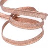 Passepoil cuivre rose pailleté