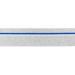 Elastique ligne bleu gris chiné clair 40mm