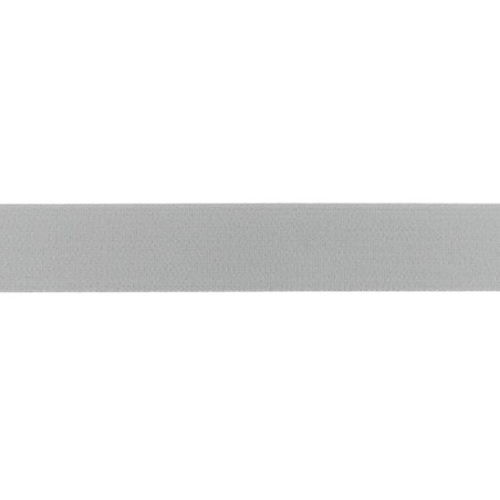Elastique uni 25mm Gris clair
