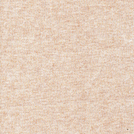 Tissu maille effet manteau beige chiné jaune 90%pol/10%vis l