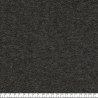 Tissu sweat chiné gris foncé