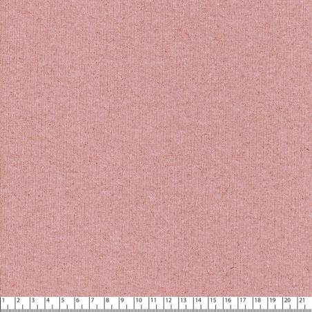 Tissu jogging rose et paillettes dorées