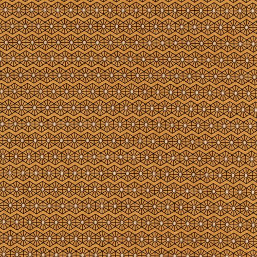 Tissu jersey graphique lurex fond jaune