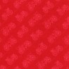 Tissu coton vélos dans les Alpes fond rouge