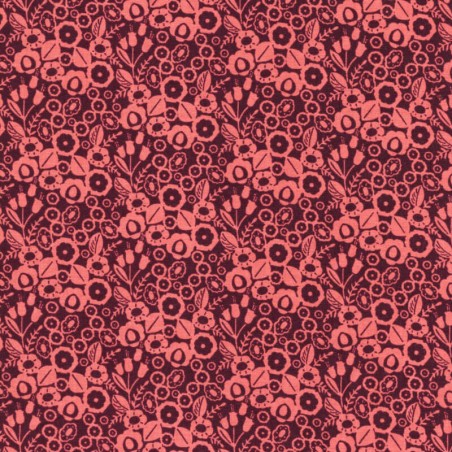 Tissu coton  Adele Cotton Steel