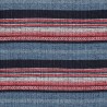 Tissu maille rayé rouge bleu 94%pol/6%el larg 145 cm Tissu maille rayé rouge bleu 94%pol/6%el larg 145 cm