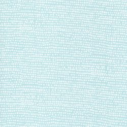 Tissu coton à pois fond bleu céladon Surf 