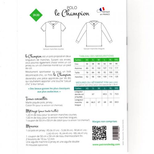 Patrons les BG Polo Le Champion