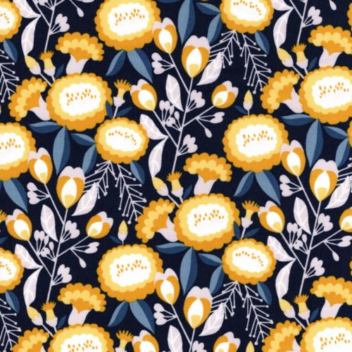 Tissu coton Isla jaune Cotton Steel