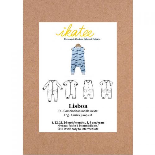 Patron Ikatee Lisboa 6 mois-4 ans