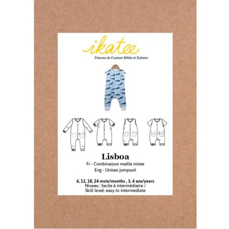 Patron Ikatee Lisboa 6 mois-4 ans