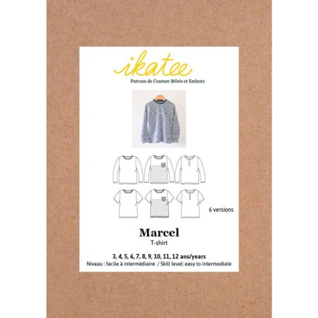 Patron Ikatee Marcel Pack 3-12 ans