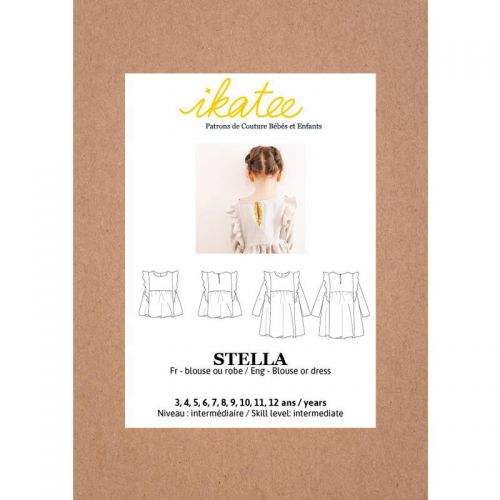 Patron Ikatee Stella Duo Blouse/Robe 3-12 ans