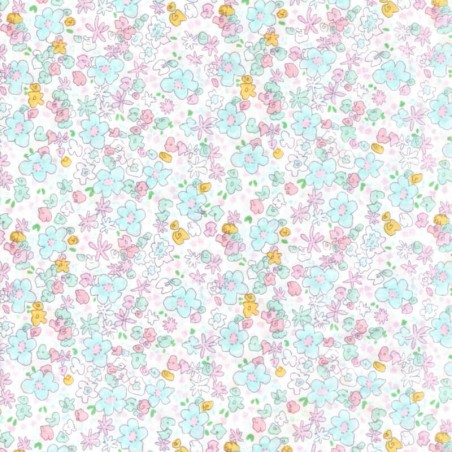 Tissu coton Michael Miller fleurs meadow