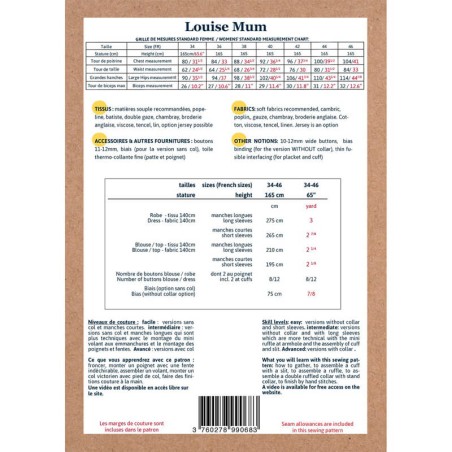 Patron Ikatee Louise Mum T34-46