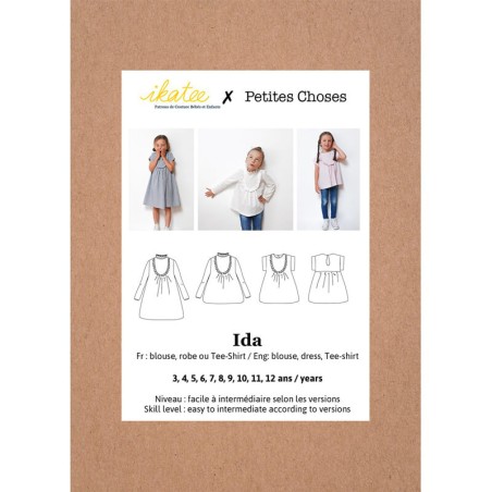 Patron Ikatee Ida  3-12 ans