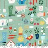 Tissu coton Gardening by Dashwood