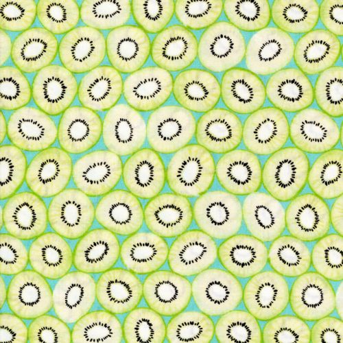 Tissu coton The kiwi of my heart Michael Miller