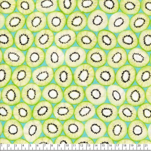 Tissu coton The kiwi of my heart Michael Miller