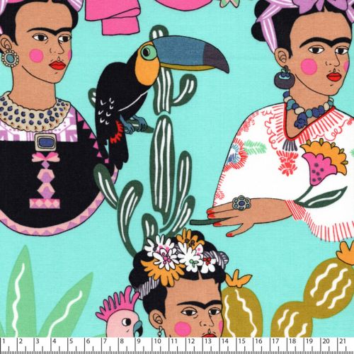 Tissu coton Frida Folklorico
