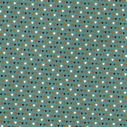 Tissu coton Abstract triangles