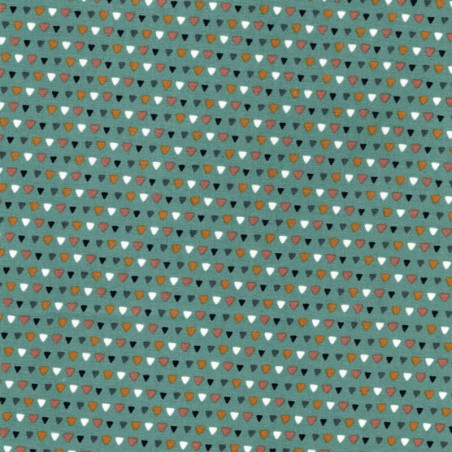 Tissu coton Abstract triangles
