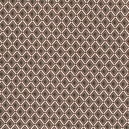 Tissu faux jacquard Punta vert