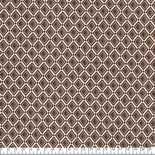 Tissu faux jacquard Punta vert
