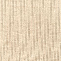 Tissu velours coton large côtes beige